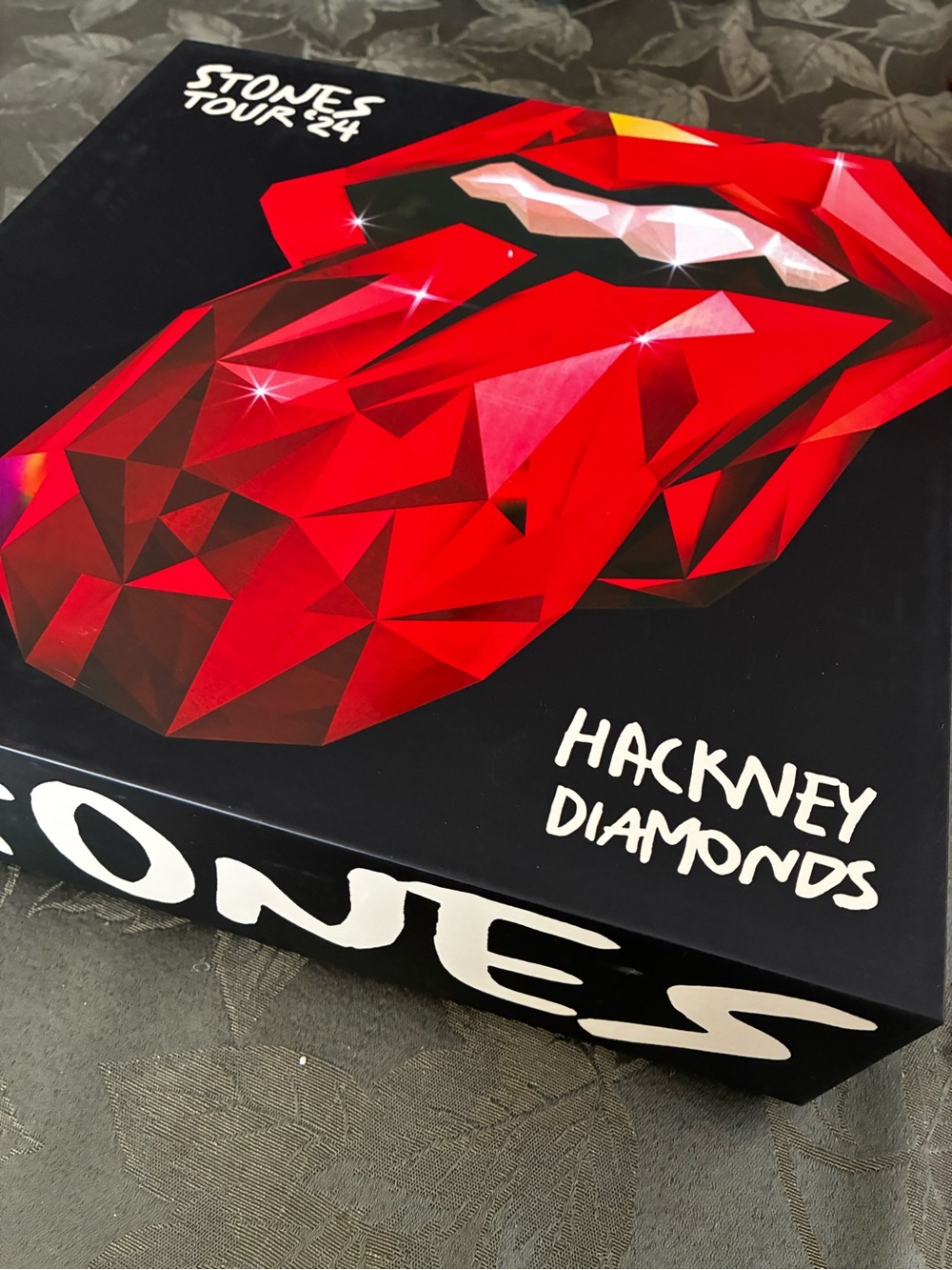 the Rolling Stones Red & Black Hackney Diamonds Box Art